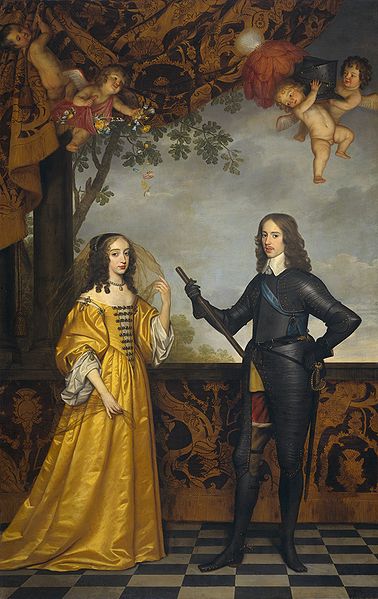 Willem II (1626-50), prince of Orange, and his wife Maria Stuart (1631-60)